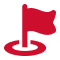 Icon illustration of a flag